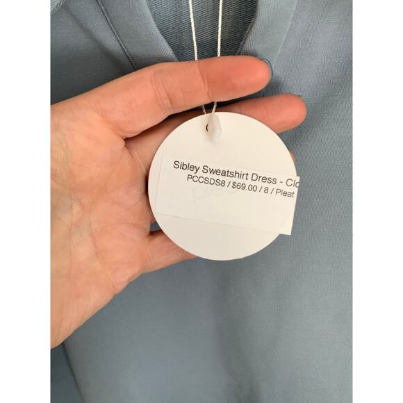 pleat. Sibley Dress- Cloud size 8 - Picture 4 of 5